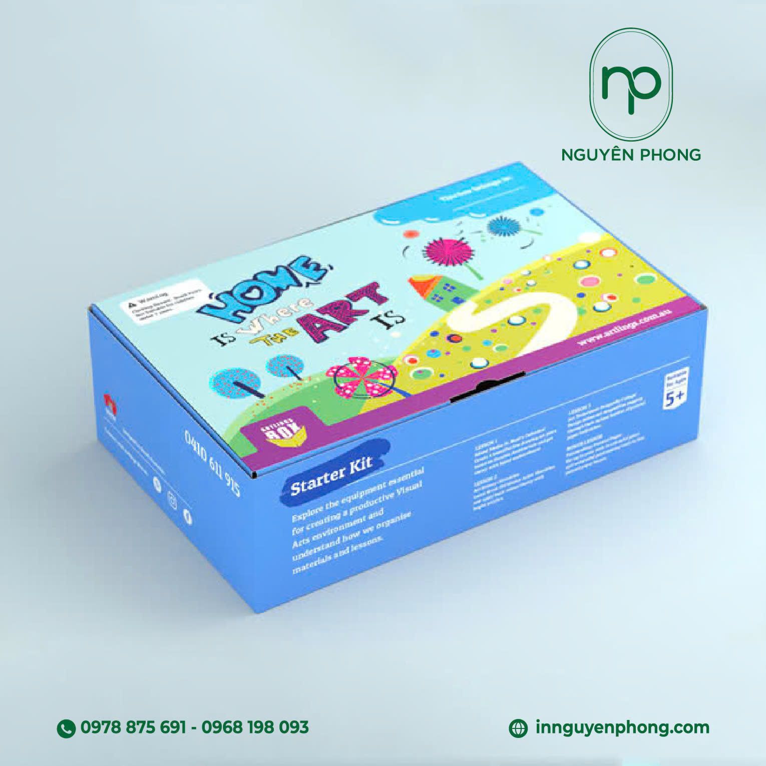 Thiết kế hộp đựng đồ chơi sắc nét, đẹp mắt 